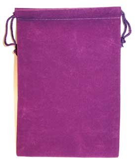 (image for) Bag Velveteen 5 x 7 Purple
